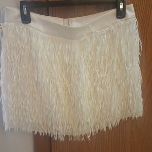 Express fringe skirt